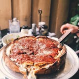 Chicago Style Deep Dish Veggie Pizza