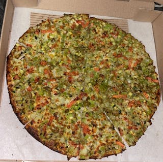 Desi Vegetarian Pizza