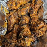 Fire Roasted Wings??with your choice of sauce.