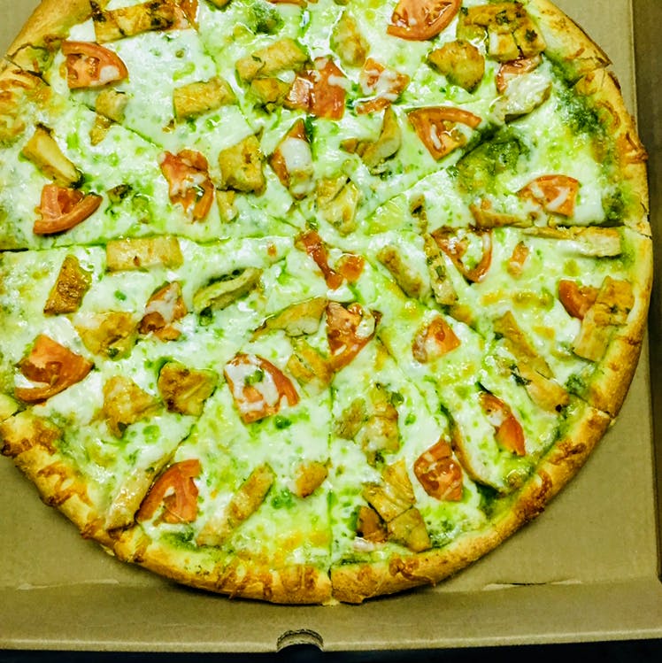 Chicken Pesto Pizza