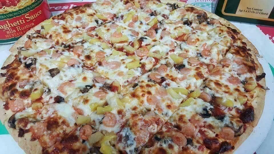 Hawaiian Thin Crust Pizza