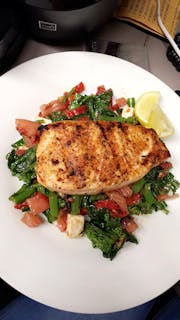 Salmon Florentine Dinner