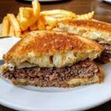 Patty Melt with fries