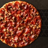 Gluten-Free Montague's All Meat Marvel Pizza