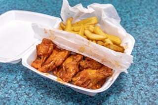 Wings with Fries