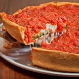 Spinach Special Deep Dish Pizza