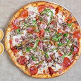Mushroom, Onion & Green Pepper Pizza