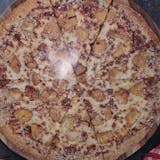 Crispy chicken parmesan pizza