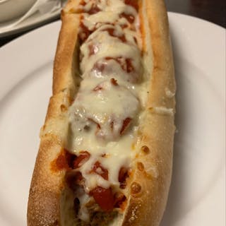 Meatball Parmigiana Sandwich