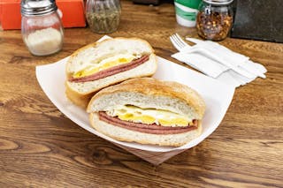 Pork Roll with Egg & Cheese Breakfast