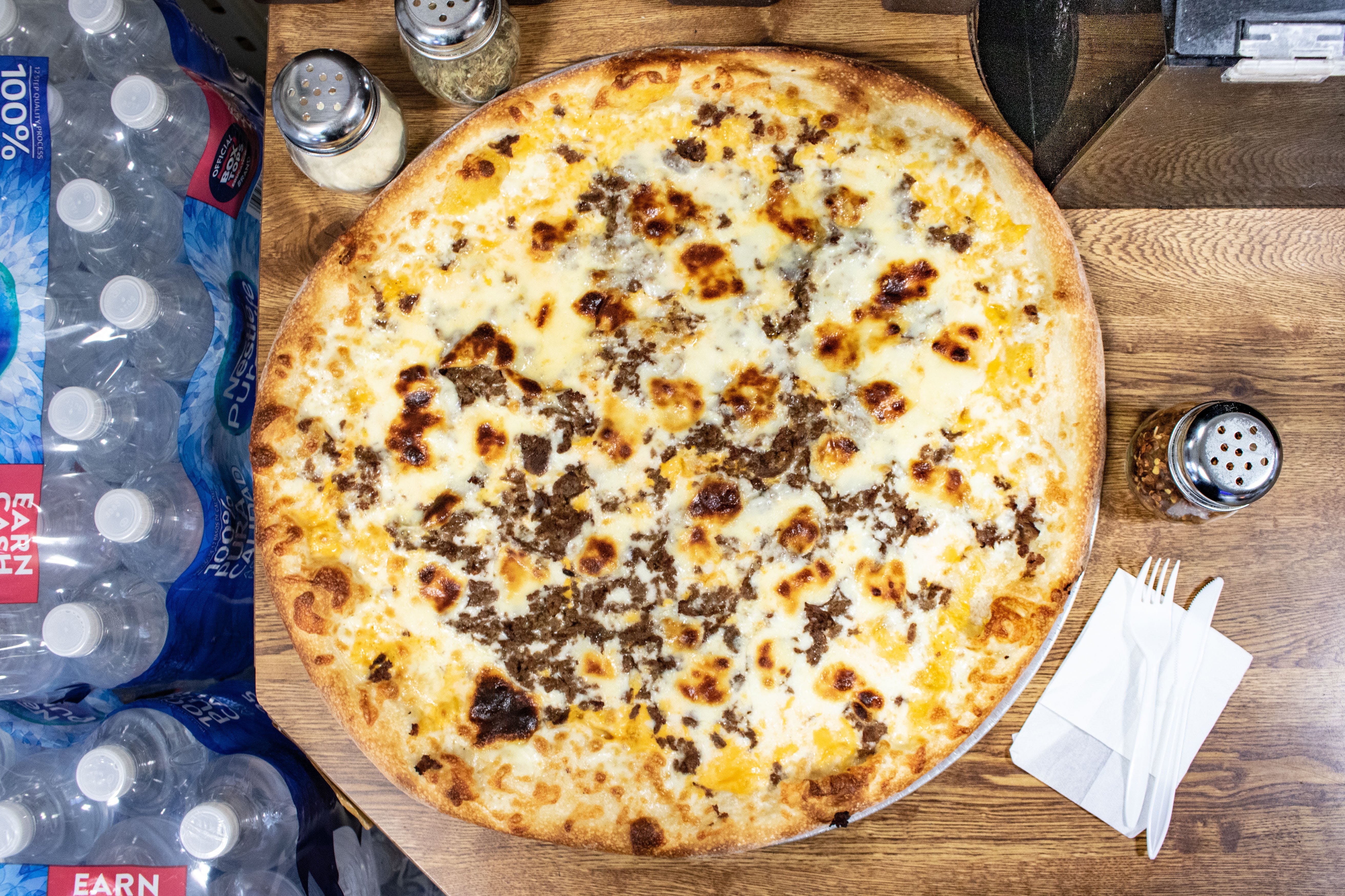 Cheese Steak Pizza