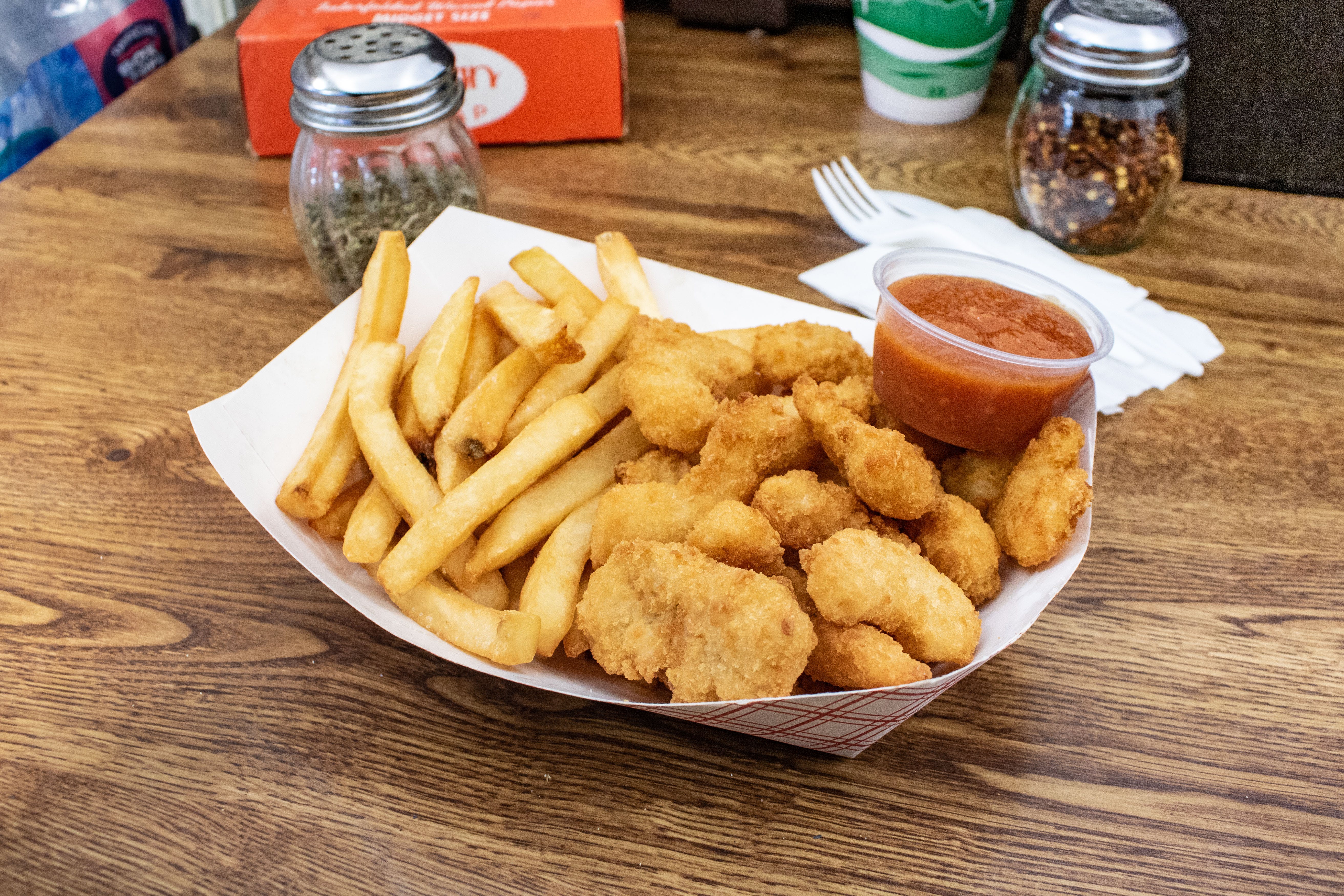 #10 Chicken Nuggets, Fries & Soda Combo