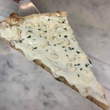 Garlic & Gorgonzola Cheese Pizza Slice