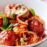 Spaghetti with Meatball Lunch
