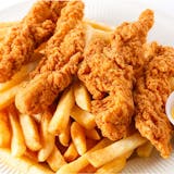 Halal Chicken Tenders with Fries