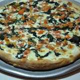 Spinach & Bacon Deluxe Pizza