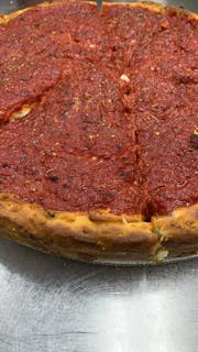 Cheese Chicago  Deep Dish Pizza