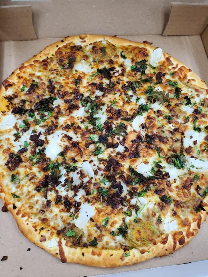 Order Dry Fish Pizza - Small food online from Amar Pizza store, Troy on bringmethat.com