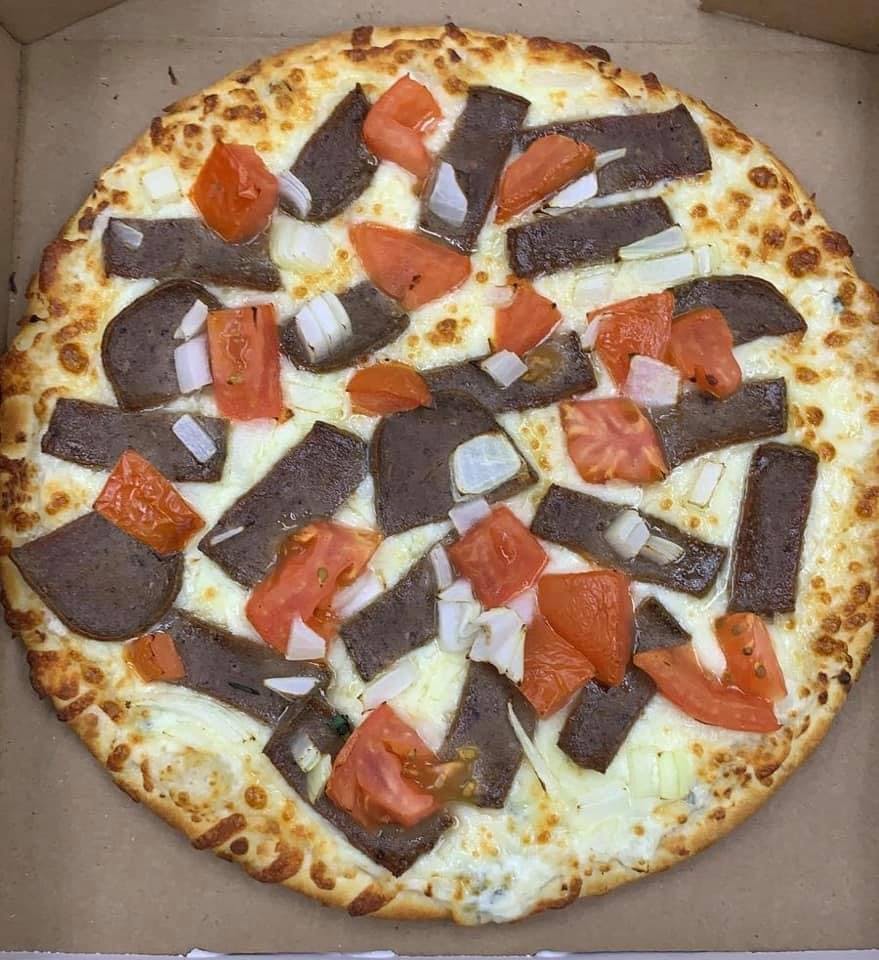 Order Gyro Pizza - Small food online from Amar Pizza store, Troy on bringmethat.com