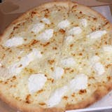 White Pizza with Ricotta, Garlic & Mozzarella Cheese