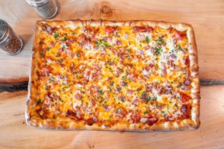 Square Bacon Palooza Pizza