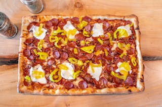 Square Gabagool Pizza