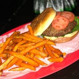 Wakanda's Impossible Burger with Fries