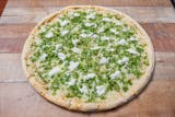 White Broccoli Pizza Slice