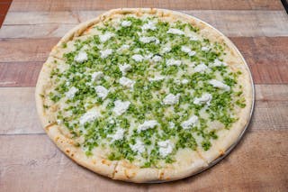 White Broccoli Pizza