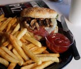 Mushroom Swiss Burger