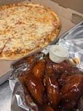 18" 1 Topping & 10 Wings