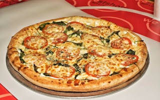 White Margherita NY Style Pizza