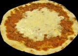 Lahmen Bajeen with Cheese Flatbread