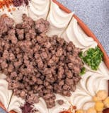 Hummus & Ground Beef  Plate