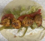 Chicken Kabob Wrap (SHISH TAWOOK)