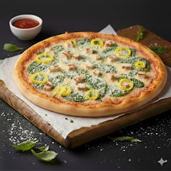 Garlic Chicken Spin Pizza