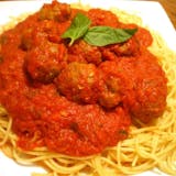 Spaghetti with Meatballs Tray Catering