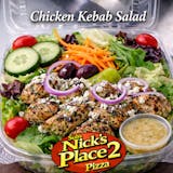 Grilled Chicken Kabob Salad