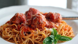 Spaghetti with Meatball