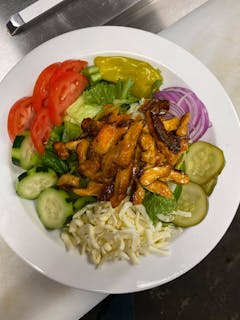 Buffalo Grilled Chicken Salad