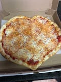 Heart shape pizza