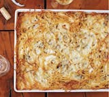 Four Cheese Baked Spaghetti