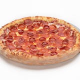 Tri-Pepperoni Pizza