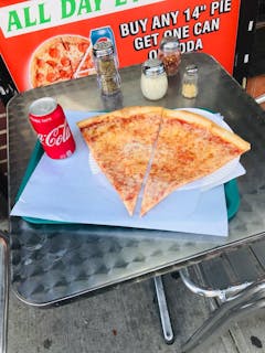 Two Slices Combo w/ Can of soda