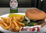 Cheese Burger with French Fries & Drink Combo