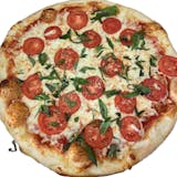 Tomato Basil Garlic Pizza