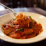 Spaghetti Sausage Lunch