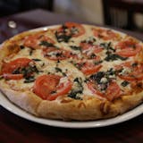 Tomato Basil Garlic Pizza