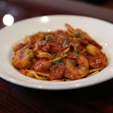Shrimps Diavolo lunch