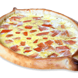 Tomato Scrambled Egg Gondola Pizza